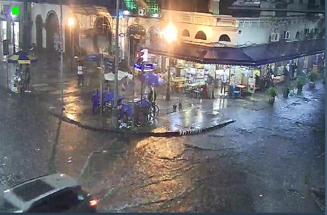 Chuva forte atinge a cidade do Rio
