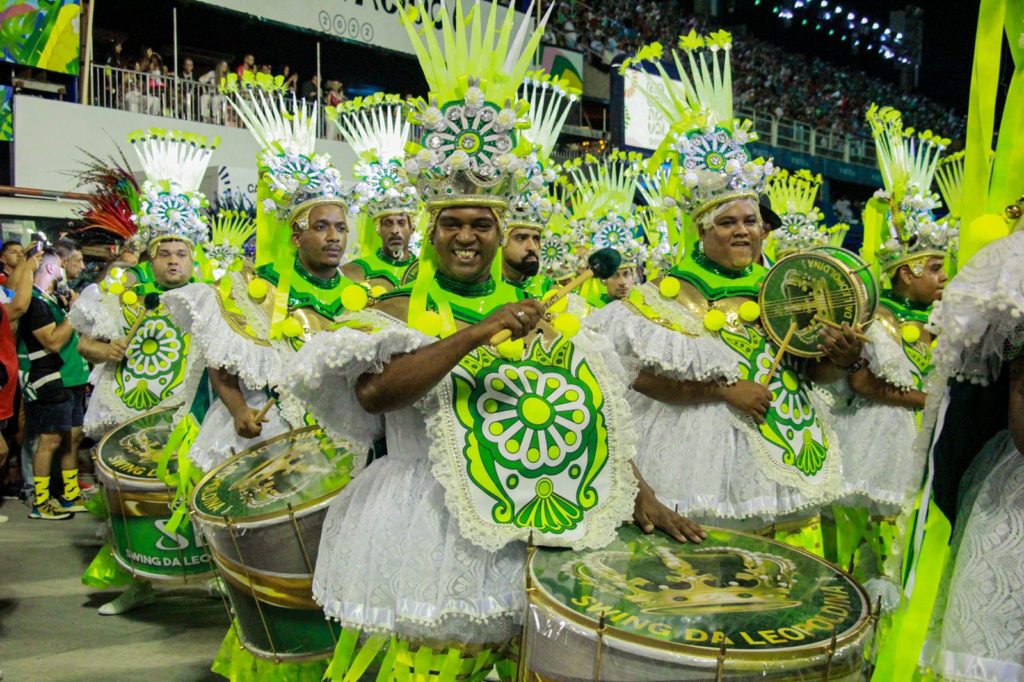 Bateria Imperatriz Leopoldinense. (Foto: Talita Giudice/Super Rádio Tupi)