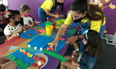 'Mundinho Kids' de maio incentiva a arte no Shopping Metropolitano Barra
