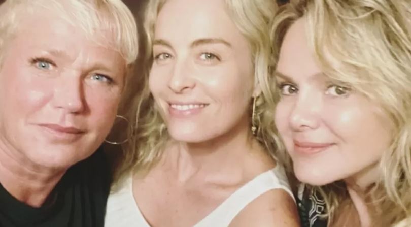 Foto com Xuxa, Angélica e Eliana