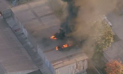 Incêndio em galpão na avenida brasil