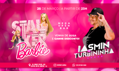 DJ Iasmin Turbininha se apresenta na Lapa em evento temático, nesta sexta