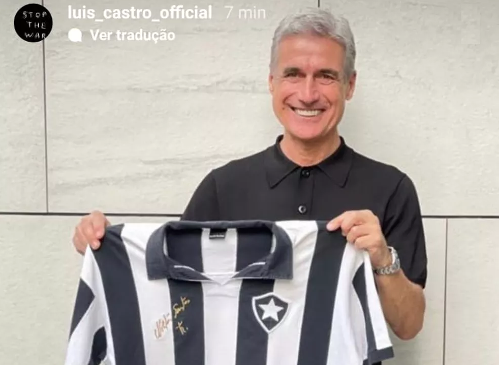 Luís Castro chegará ao Botafogo nos próximos dias