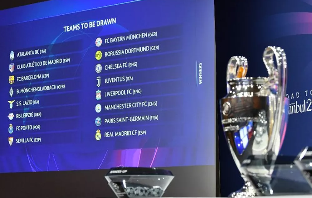 O sorteio das oitavas-de-final da Liga dos Campeões da UEFA está marcado  para a próxima segunda-feir