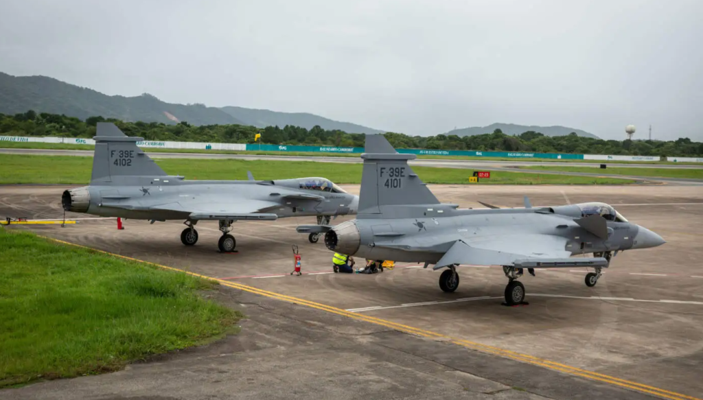 Aviões que farão parte da cerimônia da FAB (Foto: Reprodução)