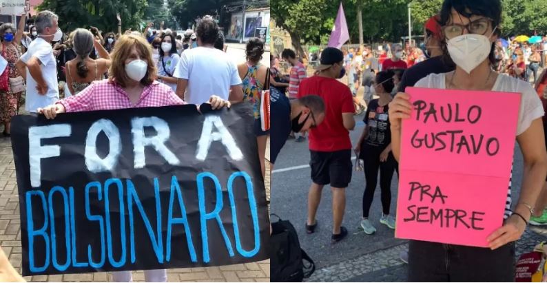 Famosos protesto bolsonaro