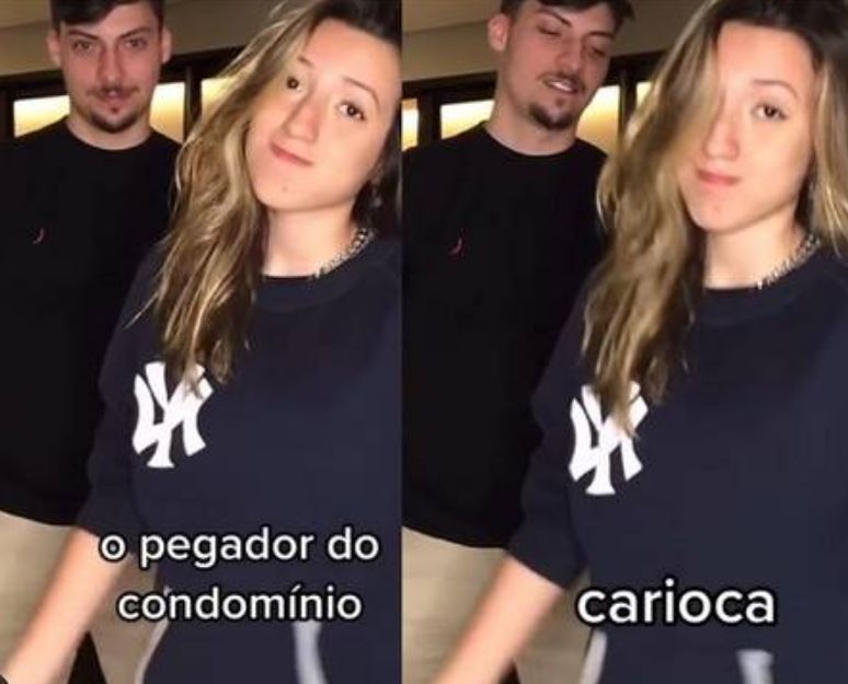 Renan Bolsonaro e Gabriela Nery 