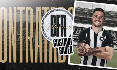 Atacante Gustavo Sauer é o novo reforço do Botafogo