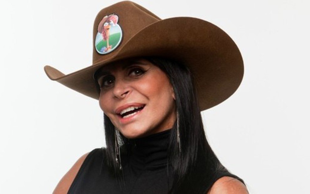 Gretchen em "A Fazenda", reality show da Record