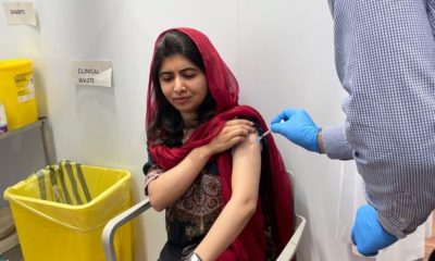 malala é vacinada