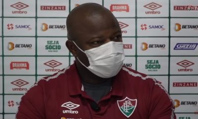 Marcão concede entrevista coletiva pelo Fluminense após vitória fora de casa sobre a Chapecoense, por 2 a 1