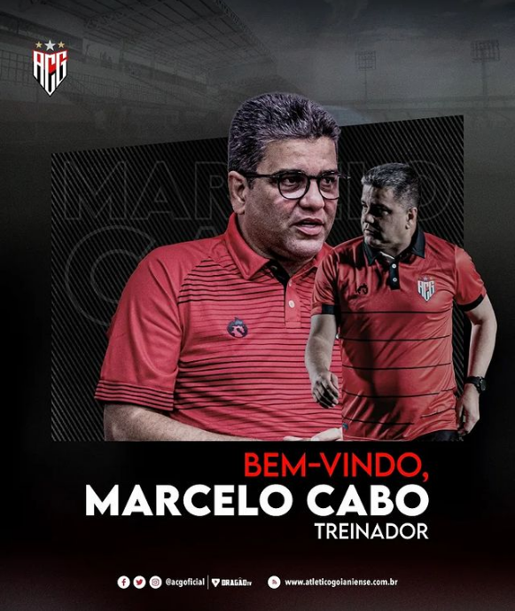 Marcelo Cabo é o novo técnico do Atlético-GO