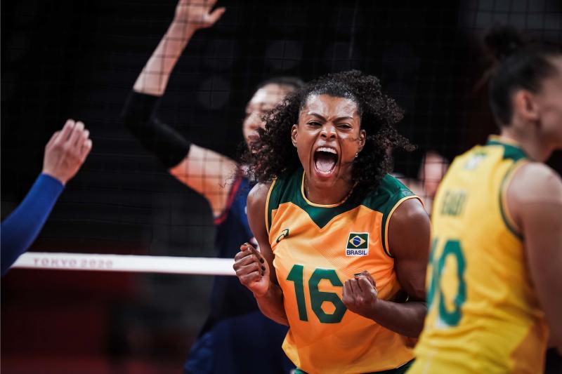 Seleção Brasileira feminina de vôlei estreia com vitória sobre a Coreia do  Sul nos Jogos de Tóquio - Super Rádio Tupi