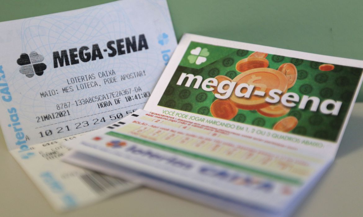 Bilhetes de aposta da mega-sena